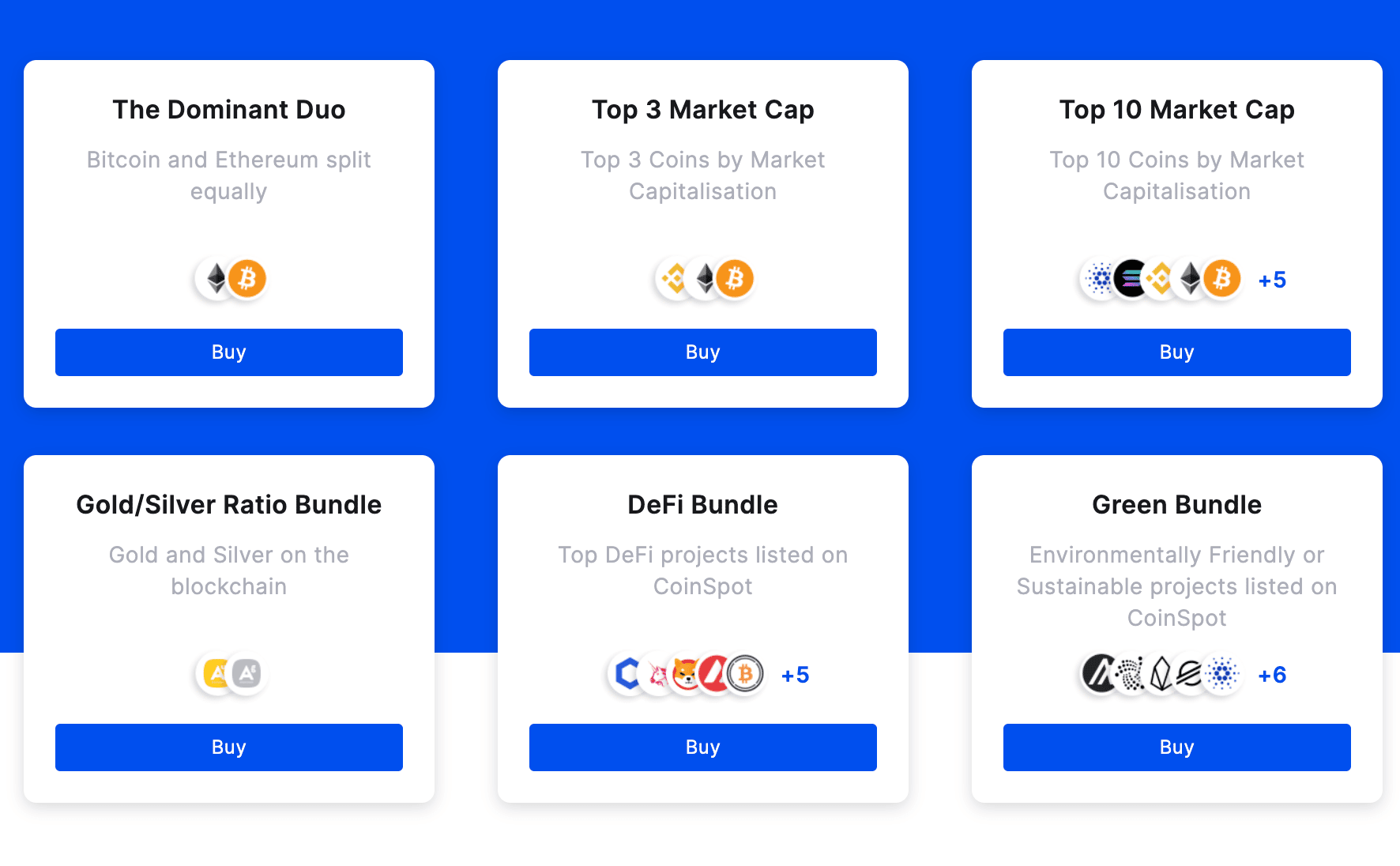 Crypto bundles CoinSpot