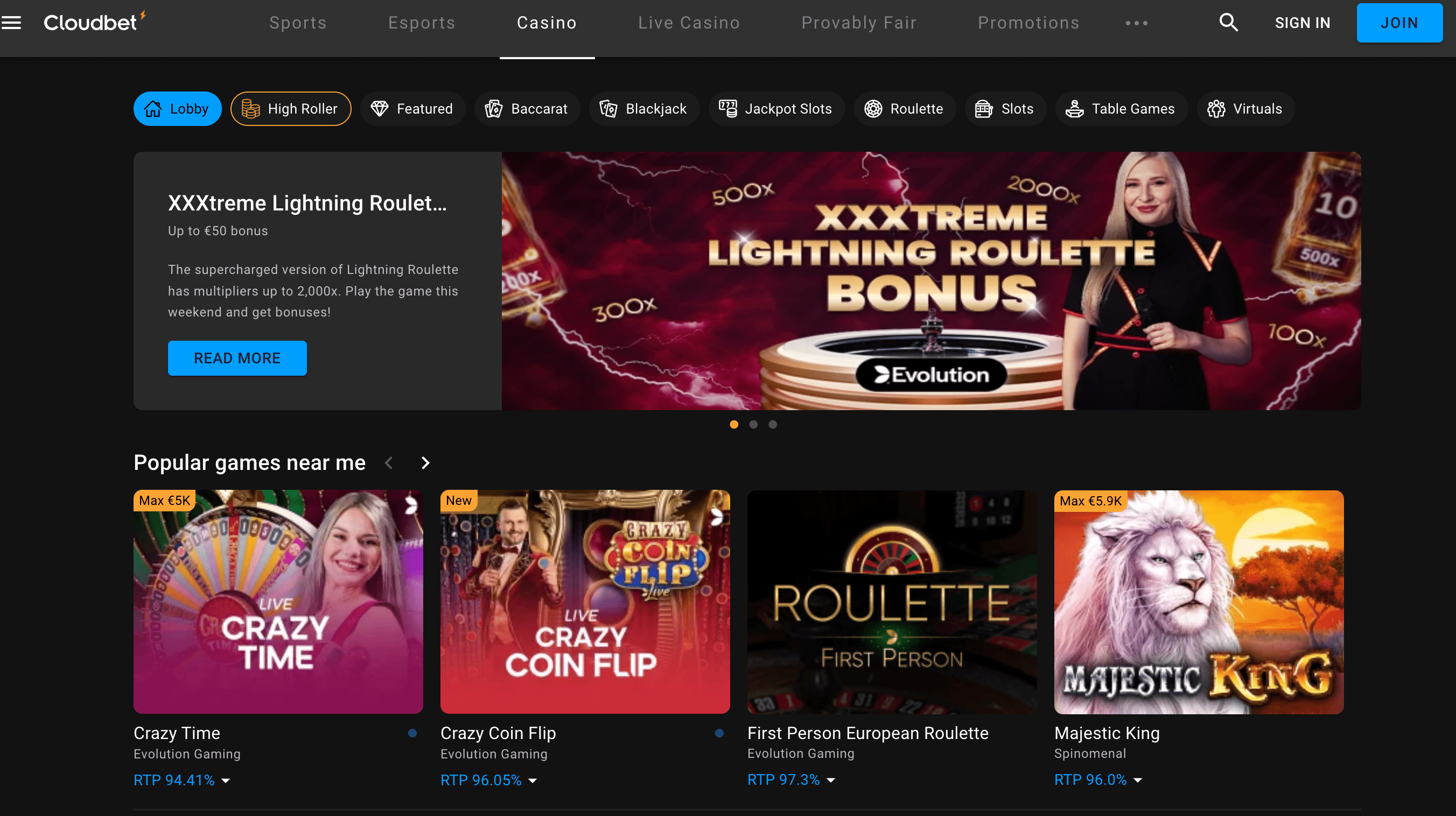 dogecoin casino cloudbet