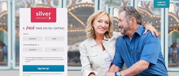 SilverSingles is the number one dating app for people over 50
