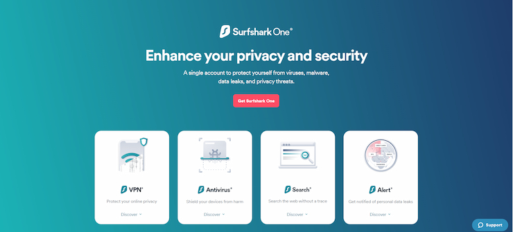 Sufrshark One VPN is easy to use