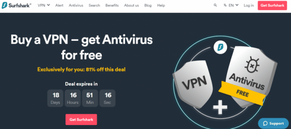Surfshark as the best Canada VPN in terms of affordability