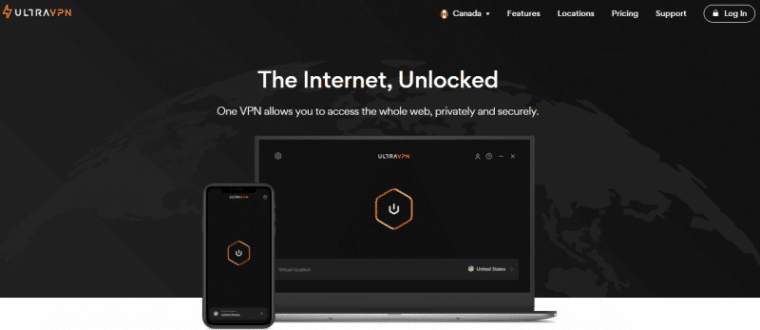 UltraVPN one of the best VPNs for streaming Netflix