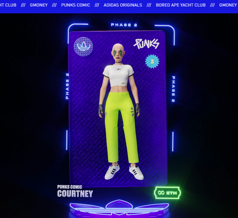 adidas into the metaverse site