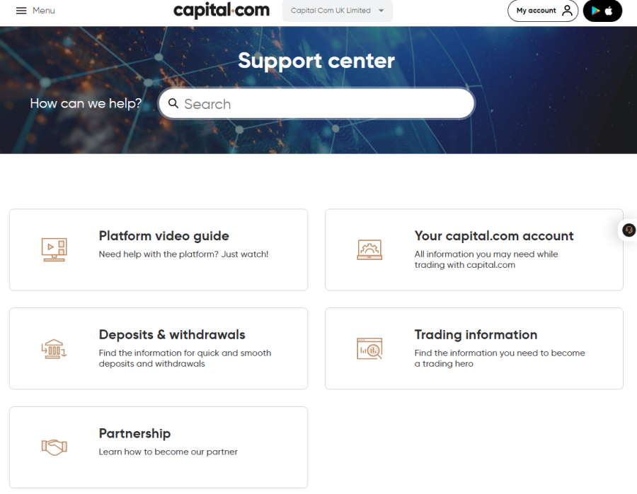 capital.com support