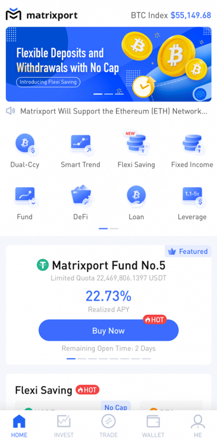 Matrixport invest