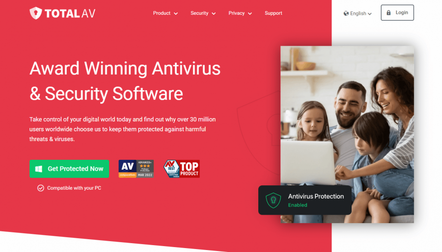 TotalAV- one of the best antiviruses for gamers