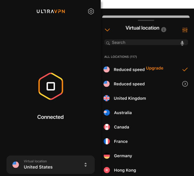 UltraVPN – Отличен стрийминг VPN за Android устройства