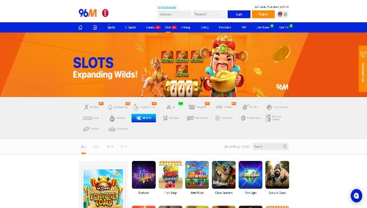 96M Online Casino Malaysia