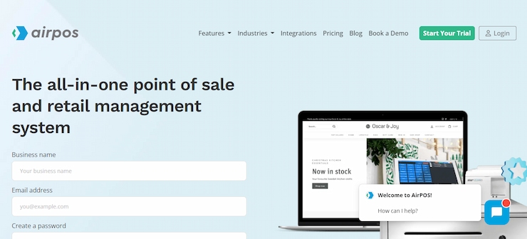 AirPOS Best POS System for Small Business Organisations