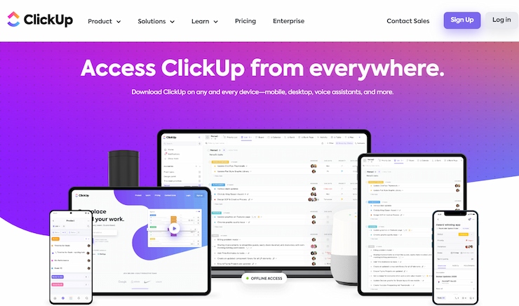 ClickUp has a new and improved mobile app