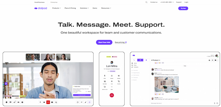 DialPad is perfect for AI and integrations