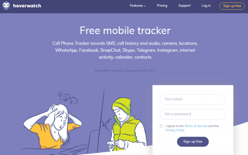 Hoverwatch- Screenshot-based Web Browsing History Tracker