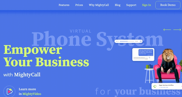 MightyCall is the best VoIP for small and medium-sized businesses