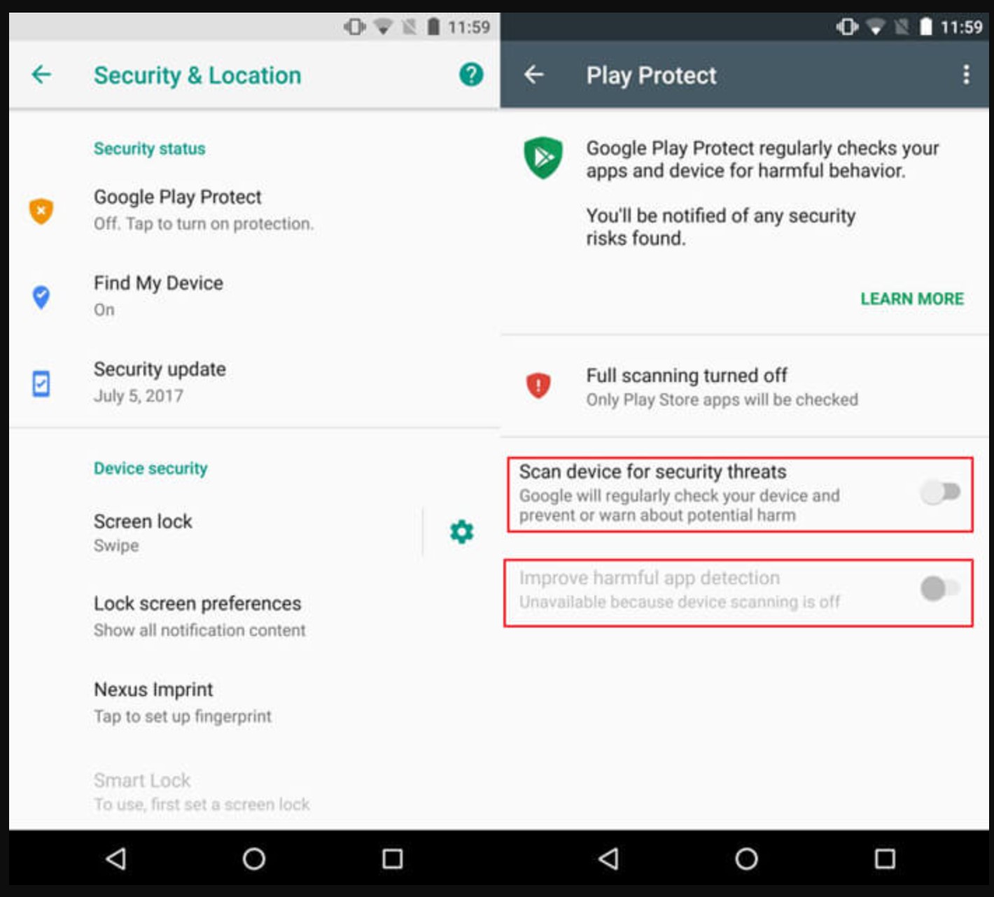 Disable Play Protect Cocospy app review