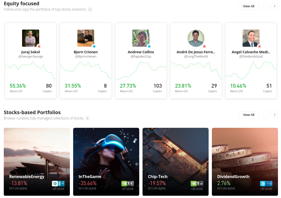 eToro Copy Trading