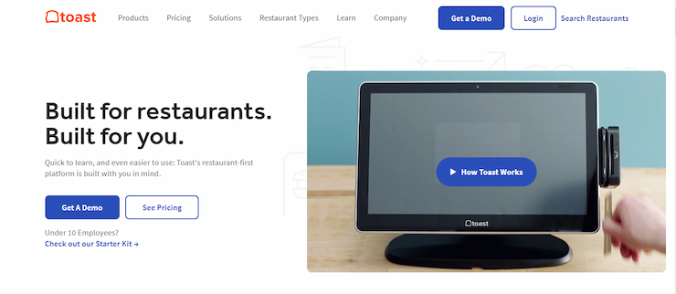 Toast Best POS System for Restaurants