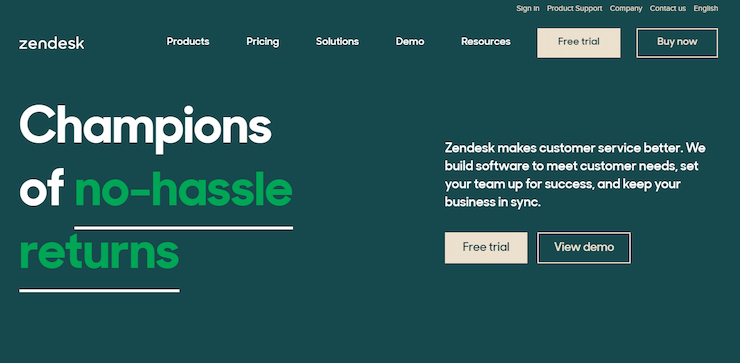 Zendesk is the best CRM for compelte customer life cycle