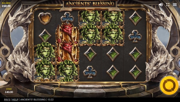 A look at the Ancients’ Blessing online slot game