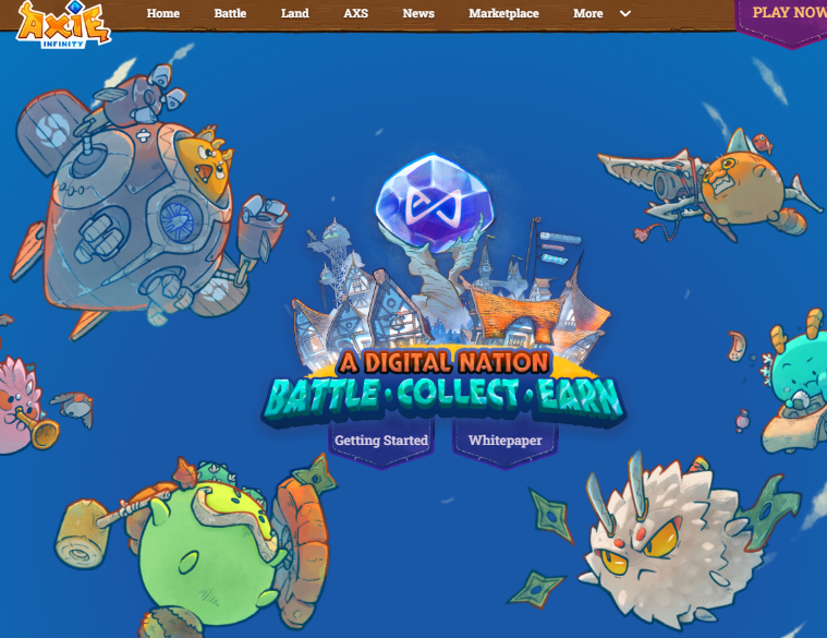 Axie Infinity top blockchain game
