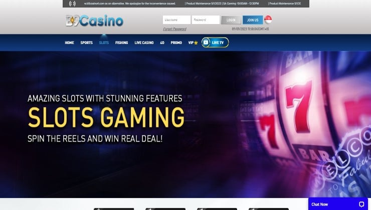 The B9 online casino site