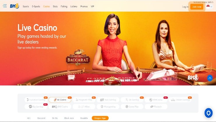 BK8 dragon tiger casino Indonesia