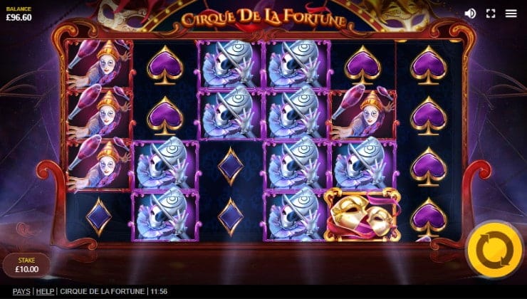 The Cirque de La Fortune online slot from Red Tiger