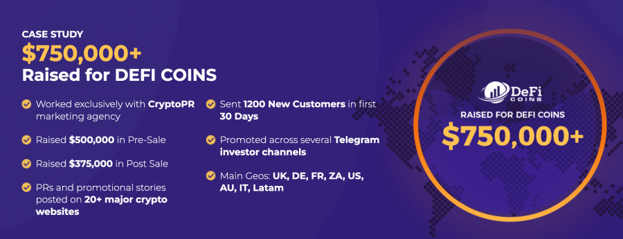 CryptoPR DeFi Coins