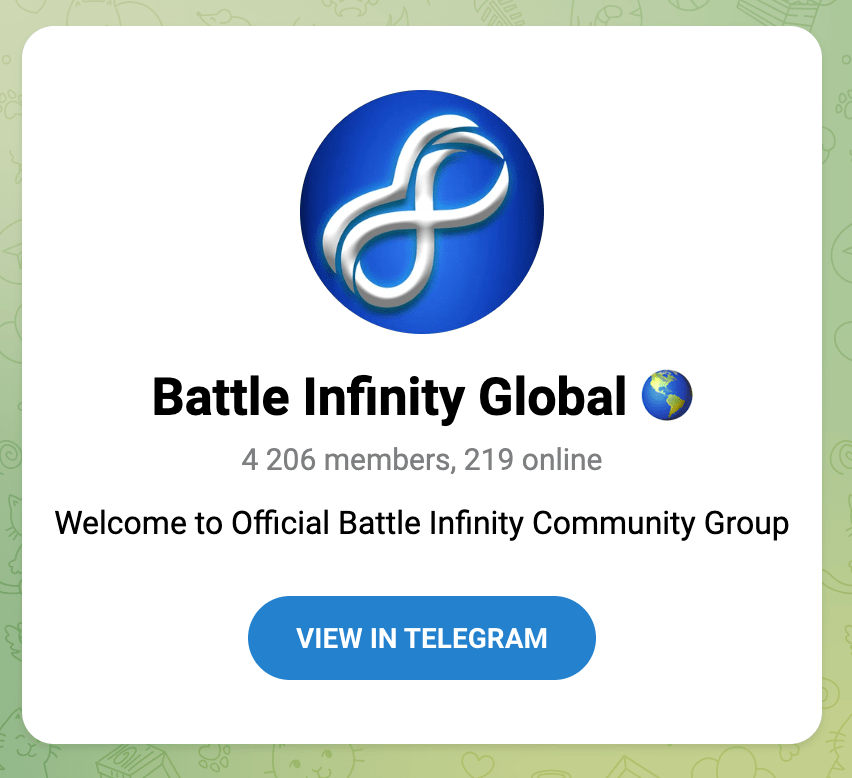 Battle Infinity Telegram