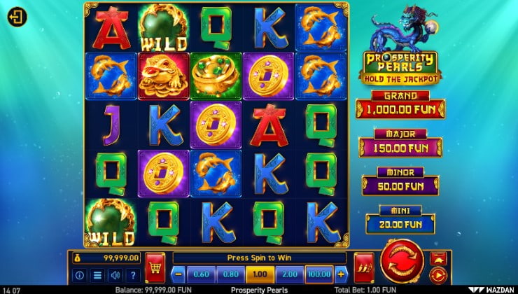 The Prosperity Pearls: Hold the Jackpot slot game from Wazdan