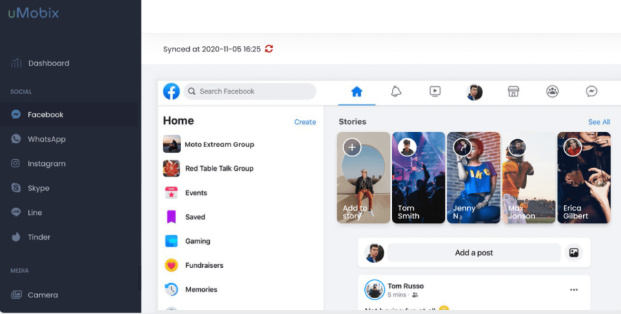 uMobix is a simple browser history monitoring app