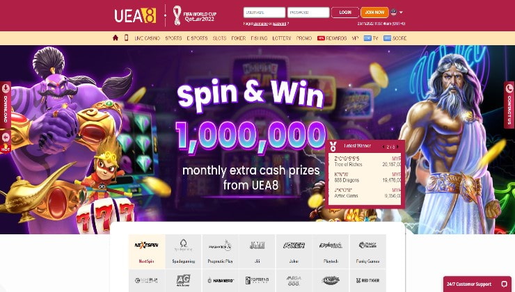 The UEA8 Online Casino Malaysia
