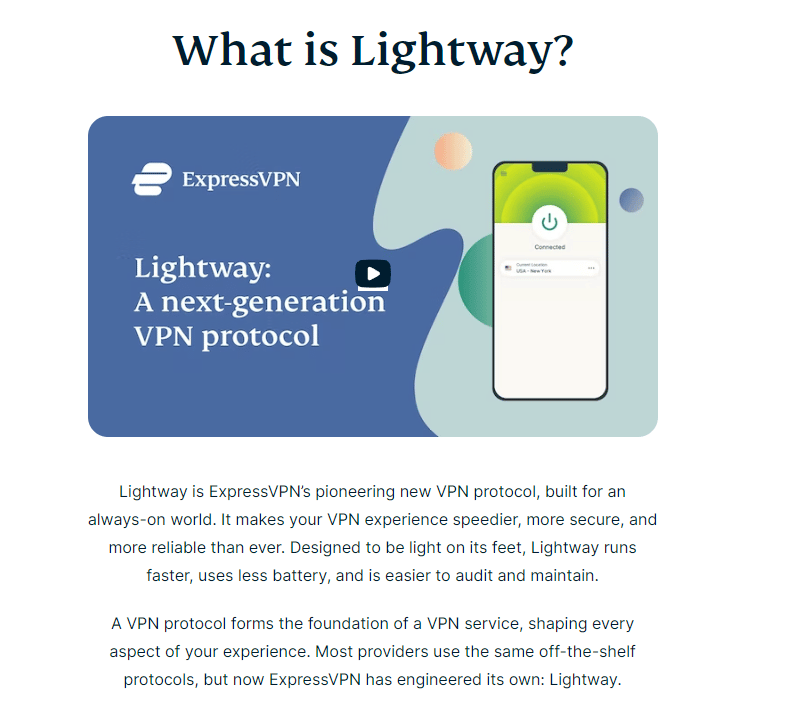 ExpressVPN Lightway protocol
