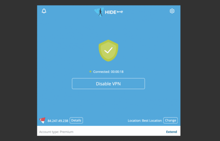 Hide.me VPN | Great for online anonymity to watch porn online