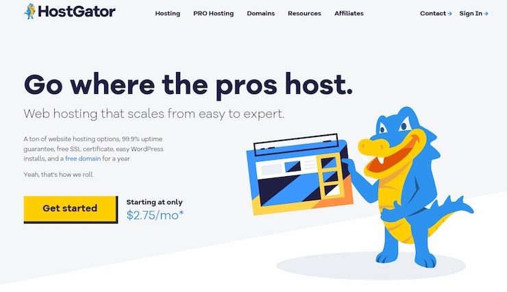 HostGator is overall best website hosting for small businesses