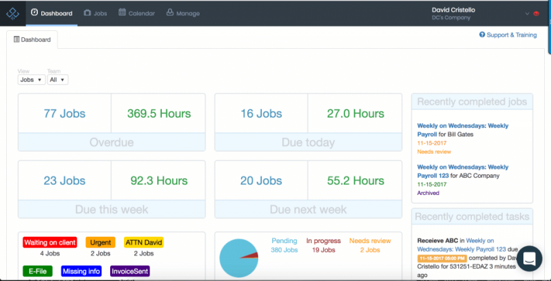 Jetpack Workflow's task and time tracking 