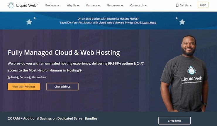 Liquid Web is ideal for managed hosting