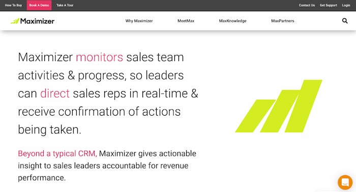 Maximizer CRM is for non-profits of all sizes with CRM experience