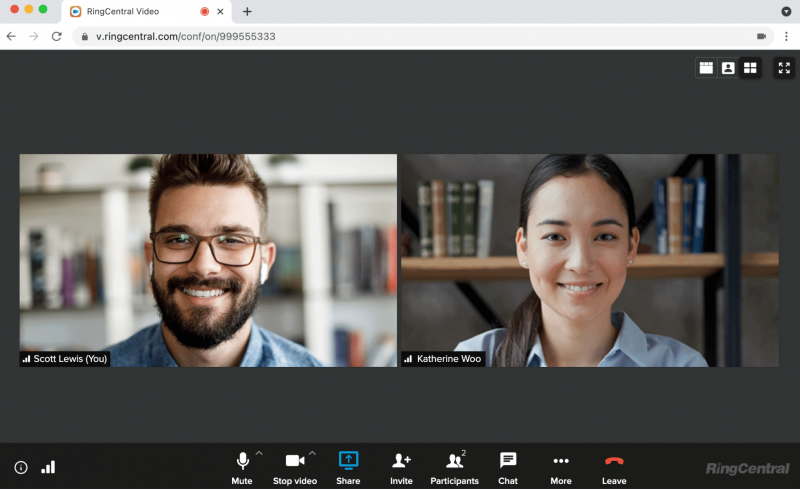 RingCentral's free video conferencing tool
