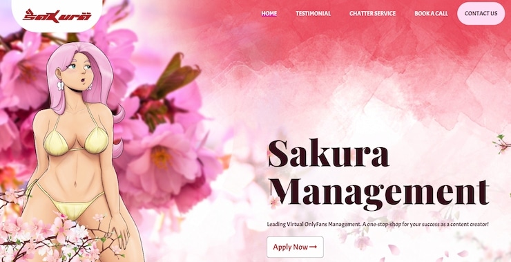 Sakura Management is best OnlyFans marketing firm with a team of professional chatters