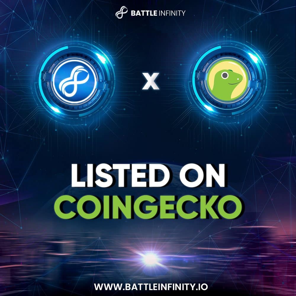 Battle Infinity Lists on CoinGecko, Bulls Cheer IBAT Airdrop to 1,800