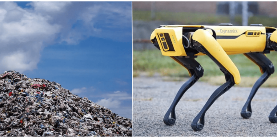 robot landfill wide