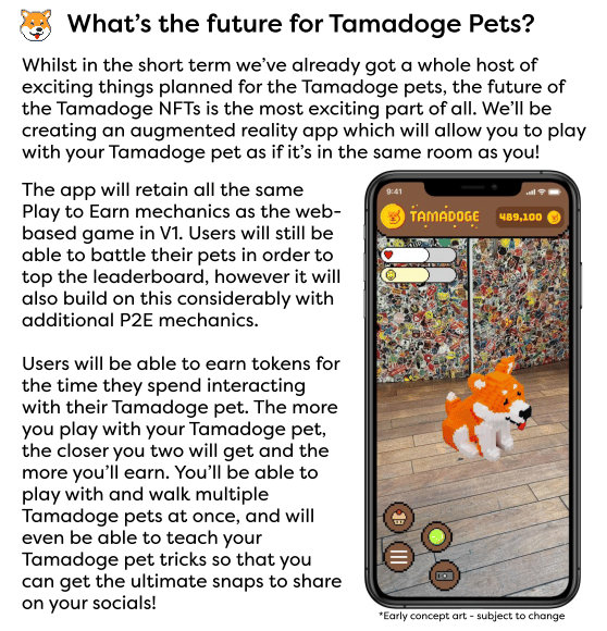 Tamadoge pets app