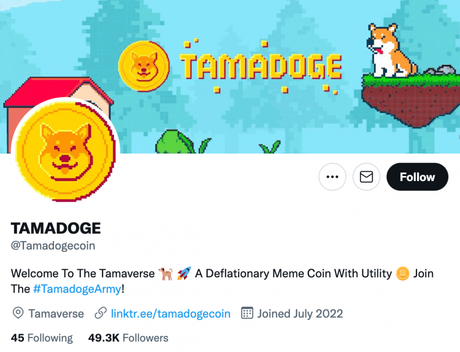 Tamadoge Twitter