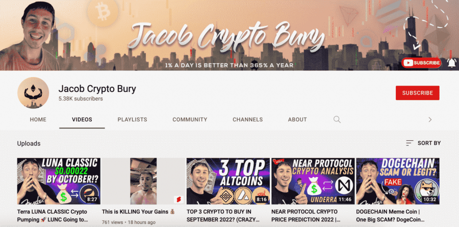 Jacob Crypto Bury YouTube