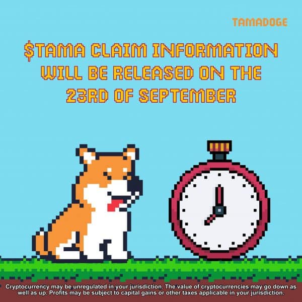 Tamadoge claim