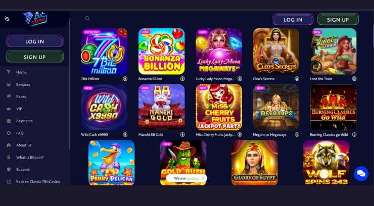 7Bit casino games slots