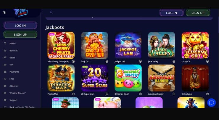 7Bit casino games