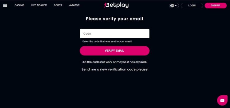 email verification during Betplay review