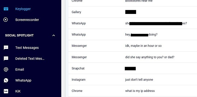 EyeZy's keylogger
