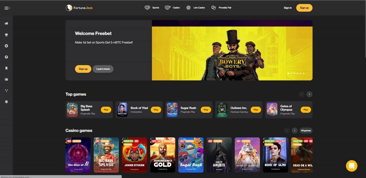 Fortune Jack Review & Bonus Codes for February 2024